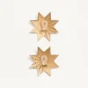 Pas Plus Ohrringe aus Metall, Emaille und Swarovski®-Kristallen