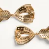 Pas Plus Ohrringe aus Metall, Harz, Emaille und Swarovski®-Kristallen Pas Plus Ohrringe aus Metall, Harz, Emaille und Swarovski®-Kristallen