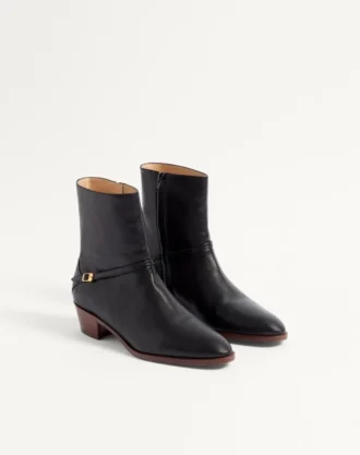 Pat Ankle Boot aus Ziegenleder