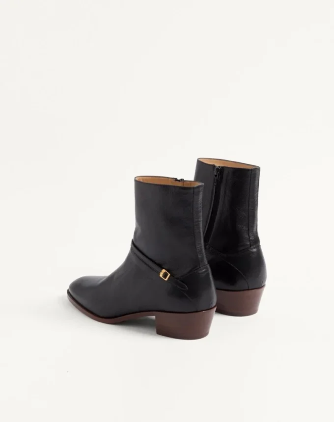 Pat Ankle Boot aus Ziegenleder