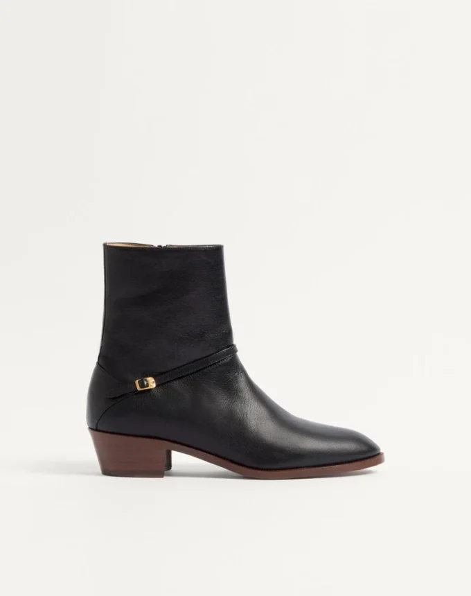 Pat Ankle Boot aus Ziegenleder
