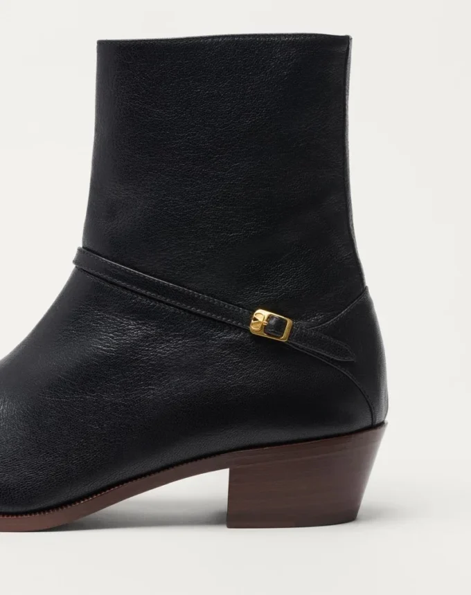 Pat Ankle Boot aus Ziegenleder