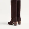 Pattie Crust Lederstiefel 75 mm Pattie Crust Lederstiefel 75 mm