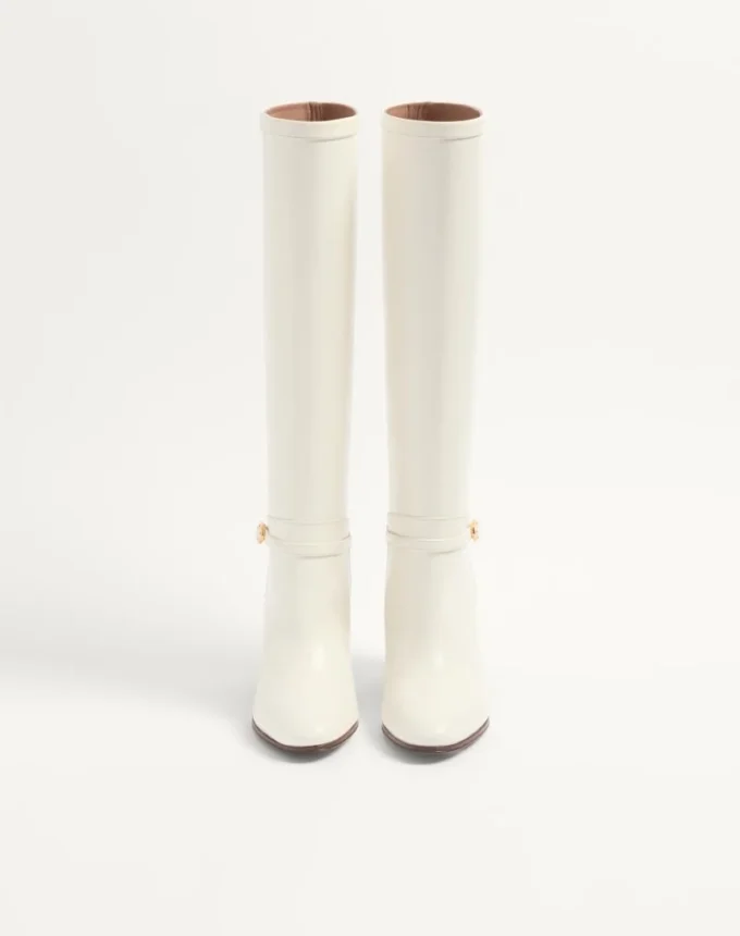 Pattie-Stiefel aus Kalbsleder 75 mm Pattie-Stiefel aus Kalbsleder 75 mm