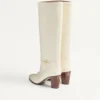 Pattie-Stiefel aus Kalbsleder 75 mm Pattie-Stiefel aus Kalbsleder 75 mm