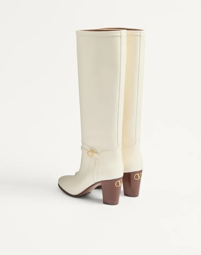 Pattie-Stiefel aus Kalbsleder 75 mm Pattie-Stiefel aus Kalbsleder 75 mm