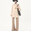 Peacoat aus drapierter Wolle Peacoat aus drapierter Wolle