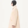 Peacoat aus drapierter Wolle Peacoat aus drapierter Wolle