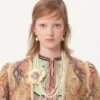 Piqué-Jacke mit Voyage Imaginaire Paisley-Print Piqué-Jacke mit Voyage Imaginaire Paisley-Print