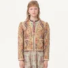 Piqué-Jacke mit Voyage Imaginaire Paisley-Print Piqué-Jacke mit Voyage Imaginaire Paisley-Print