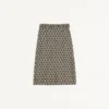 Plisseerock aus Twill Toute La V Plisseerock aus Twill Toute La V