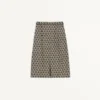 Plisseerock aus Twill Toute La V Plisseerock aus Twill Toute La V