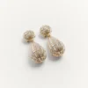 Poetique Des Gouttes Ohrringe aus Metall und Swarovski®-Kristallen