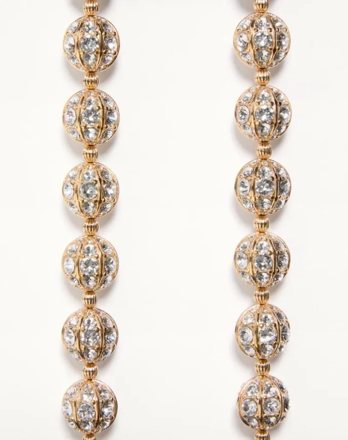 Poetiques Des Gouttes Halskette aus Metall und Swarovski®-Kristallen Poetiques Des Gouttes Halskette aus Metall und Swarovski®-Kristallen