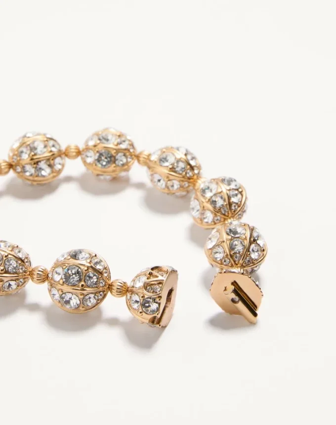 Poetiques Des Gouttes Halskette aus Metall und Swarovski®-Kristallen Poetiques Des Gouttes Halskette aus Metall und Swarovski®-Kristallen