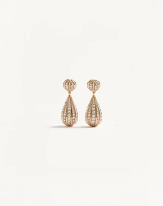 Poetiques Des Gouttes Ohrringe aus Metall und Swarovski®-Kristallen