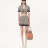 Popeline-Shorts mit Plus De Pois-Print Popeline-Shorts mit Plus De Pois-Print