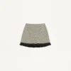 Popeline-Shorts mit Plus De Pois-Print Popeline-Shorts mit Plus De Pois-Print