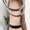 Preshoes Ballerinas mit Riemchen aus Ziegenleder mit Schmuckknöpfen 20 mm Preshoes Ballerinas mit Riemchen aus Ziegenleder mit Schmuckknöpfen 20 mm