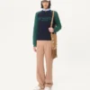 Pullover aus Wolle und Baumwolle mit Chez Valentino Jacquard-Muster Pullover aus Wolle und Baumwolle mit Chez Valentino Jacquard-Muster