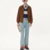 Pullover aus Wolle und Baumwolle mit Chez Valentino Jacquard-Muster Pullover aus Wolle und Baumwolle mit Chez Valentino Jacquard-Muster