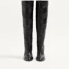Rayons Nappa-Stiefel mit Chevron-Muster 100 mm Rayons Nappa-Stiefel mit Chevron-Muster 100 mm