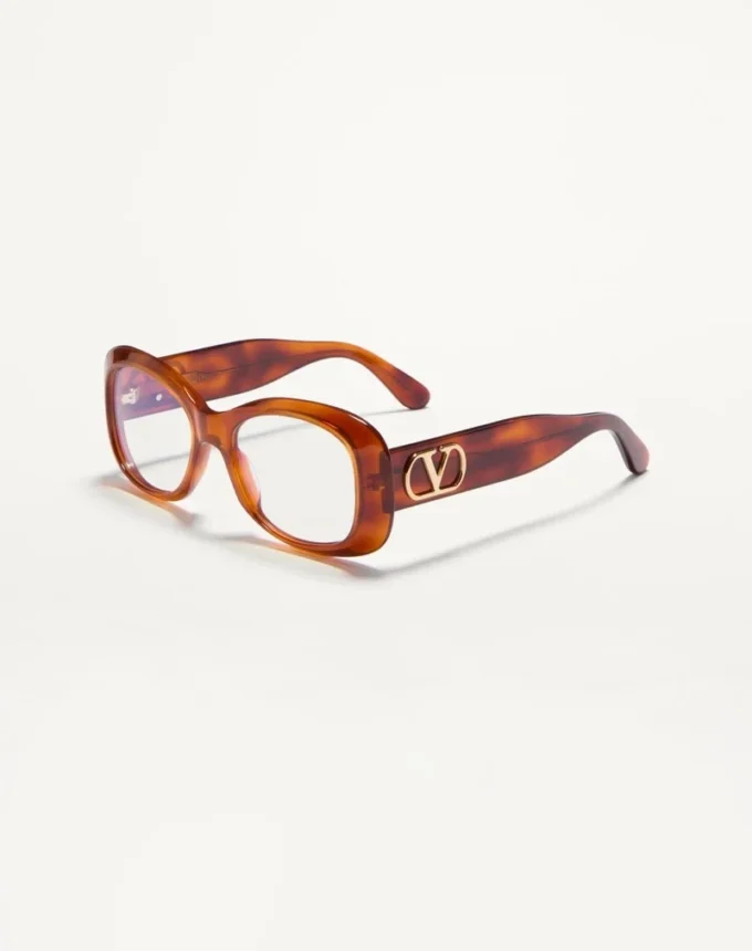 Rechteckige Acetatbrille im Stil der 70er Jahre Rechteckige Acetatbrille im Stil der 70er Jahre