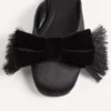 Reinette Satin Mules