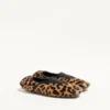 Rhytmika Ballerina aus Haarcalf mit Fauve Eclat-Print