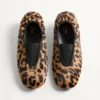 Rhytmika Ballerina aus Haarcalf mit Fauve Eclat-Print