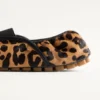 Rhytmika Ballerina aus Haarcalf mit Fauve Eclat-Print