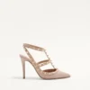 Rockstud Ankle Strap Pump 100 mm