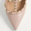 Rockstud Ankle Strap Pump 100 mm