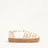 Rockstud Fishermen Kalbsleder-Sandalen 30 mm