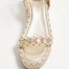 Rockstud Flatform-Sandalen aus laminiertem Nappaleder 45 mm Rockstud Flatform-Sandalen aus laminiertem Nappaleder 45 mm