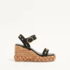 ROCKSTUD KEILABSATZ AUS KALBSLEDER 100 MM ROCKSTUD KEILABSATZ AUS KALBSLEDER 100 MM