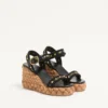 ROCKSTUD KEILABSATZ AUS KALBSLEDER 100 MM ROCKSTUD KEILABSATZ AUS KALBSLEDER 100 MM