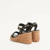 ROCKSTUD KEILABSATZ AUS KALBSLEDER 100 MM ROCKSTUD KEILABSATZ AUS KALBSLEDER 100 MM