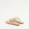 Rockstud Laminierte Nappa-Sandale