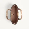 Rockstud Mini-Shoppingtasche aus laminiertem genarbtem Kalbsleder Rockstud Mini-Shoppingtasche aus laminiertem genarbtem Kalbsleder