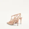 Rockstud-Pumps mit Riemchen und 100-mm-Absatz