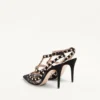 Rockstud-Pumps mit Riemchen und 100-mm-Absatz