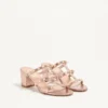Rockstud Slide Sandal aus laminiertem Nappaleder 60 mm