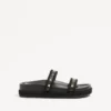 Rockstud Slide Sandale aus Kalbsleder 20 mm
