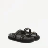 Rockstud Slide Sandale aus Kalbsleder 20 mm