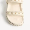 Rockstud Slide Sandale aus Kalbsleder 20 mm