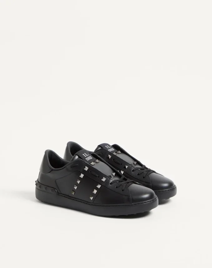 Rockstud Untitled Sneaker aus Kalbsleder Rockstud Untitled Sneaker aus Kalbsleder