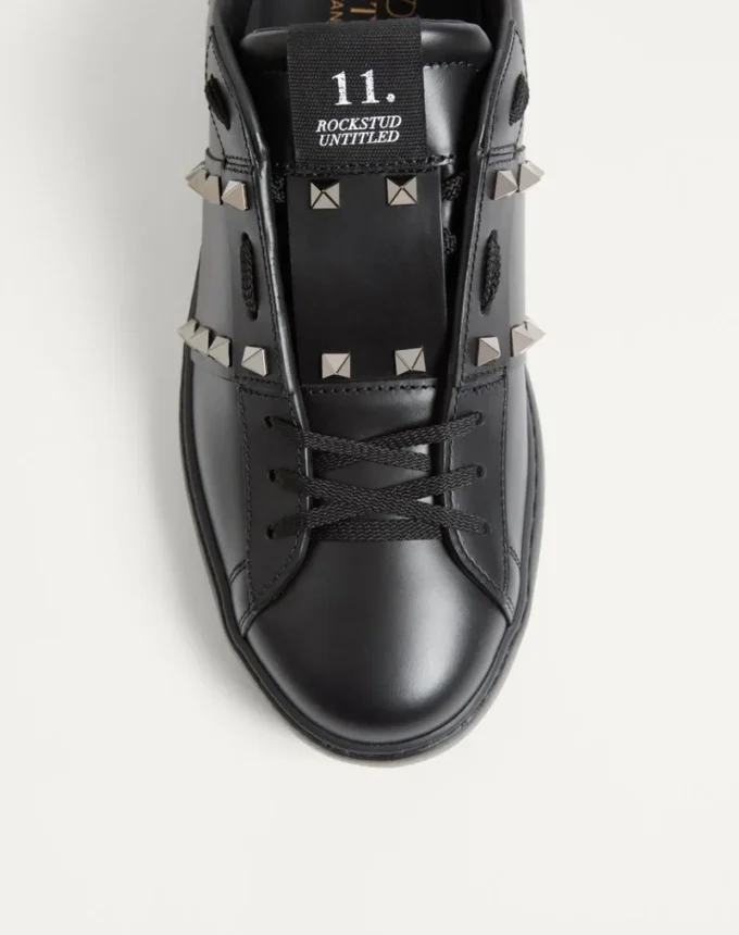 Rockstud Untitled Sneaker aus Kalbsleder Rockstud Untitled Sneaker aus Kalbsleder