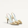 Royal Sandal aus laminiertem Nappaleder 85 mm