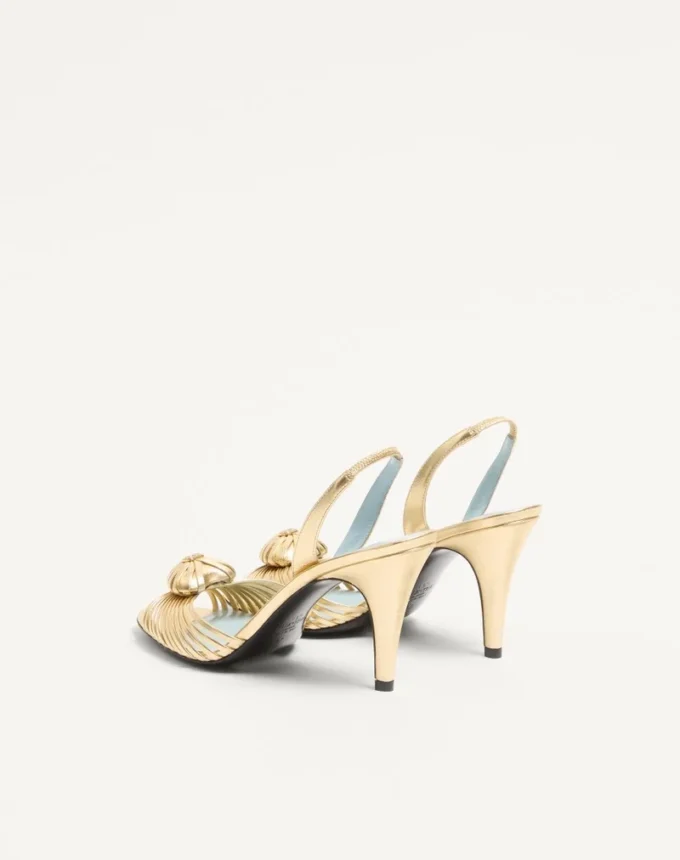 Royal Sandal aus laminiertem Nappaleder 85 mm